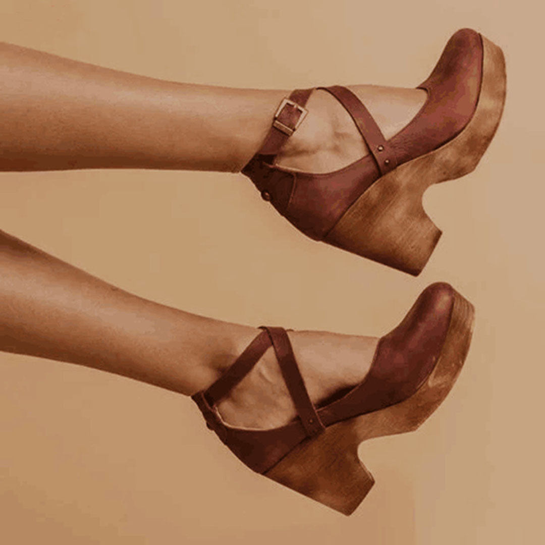 EVERLY - Elegante zomerschoenen met hoge hakken
