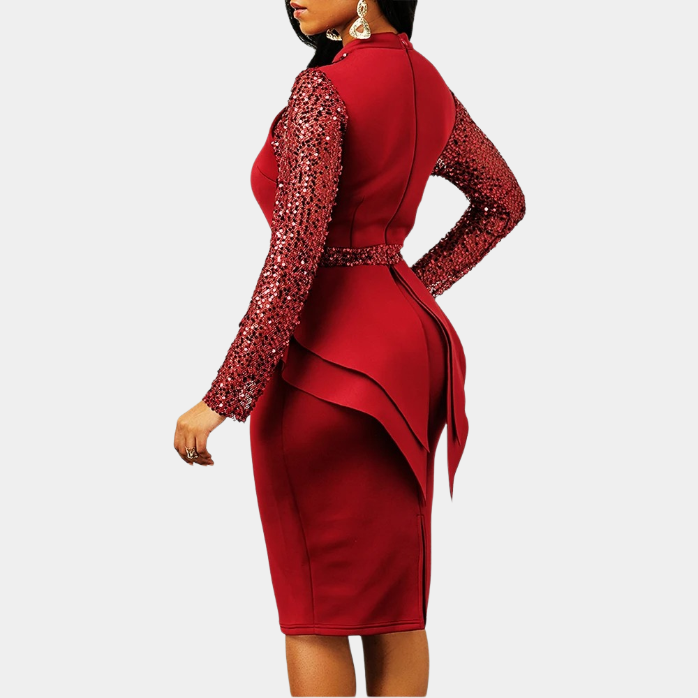 Lucile - Stijlvolle zomerse bodycon damesjurk met pailletten