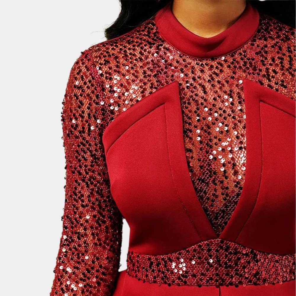 Lucile - Stijlvolle zomerse bodycon damesjurk met pailletten