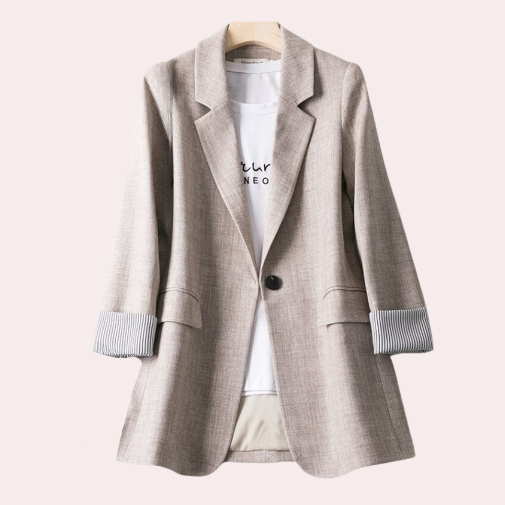 Mallory - Elegante casual damesblazer voor de zomer