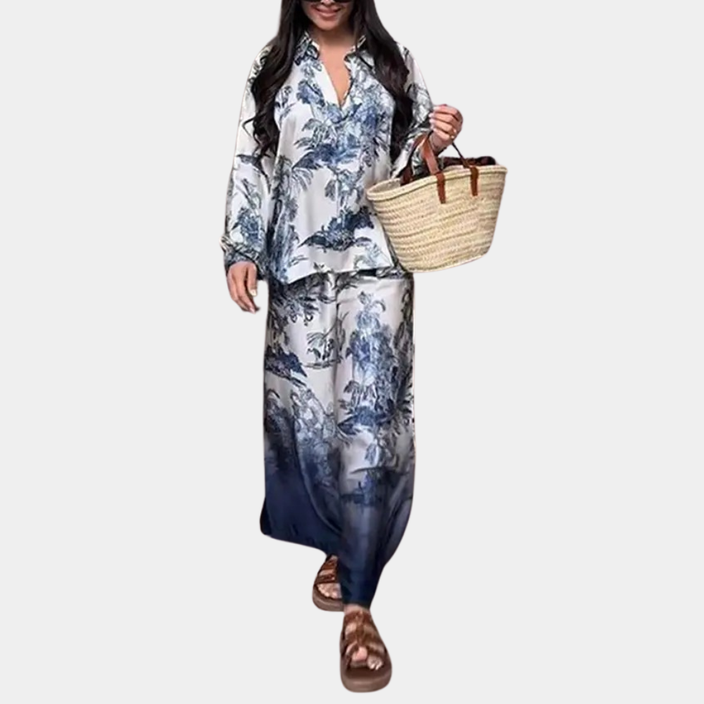 Dona - Elegante zomerse tweedelige damesset