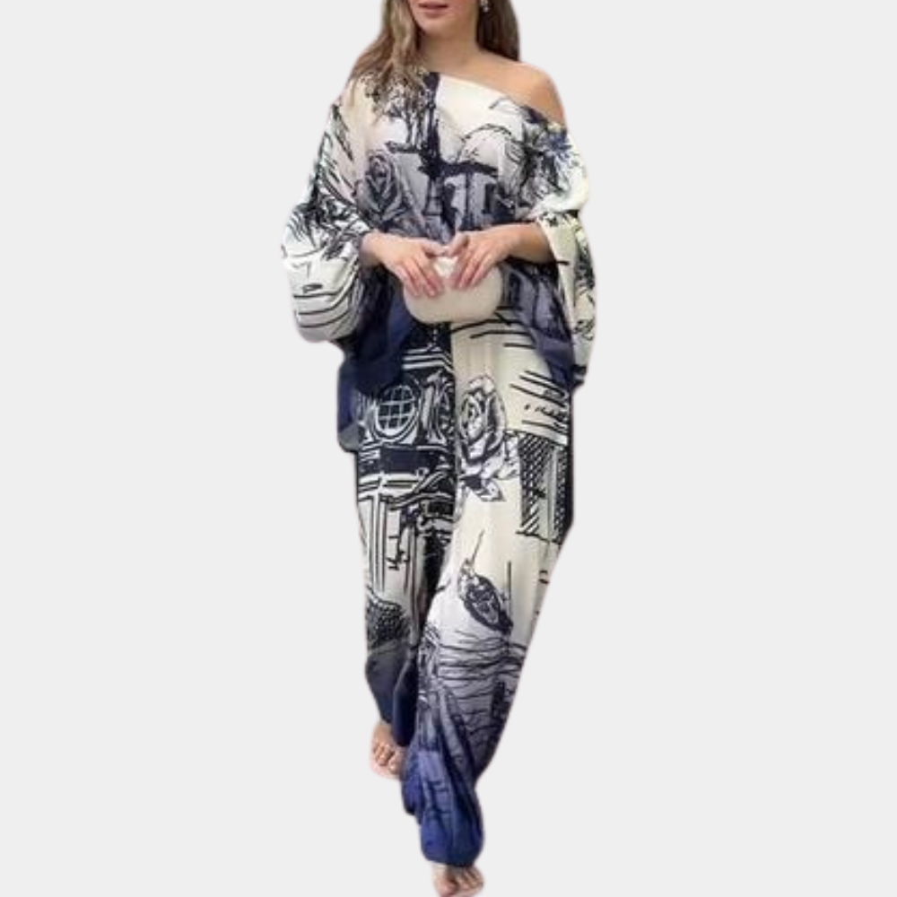 Dona - Elegante zomerse tweedelige damesset