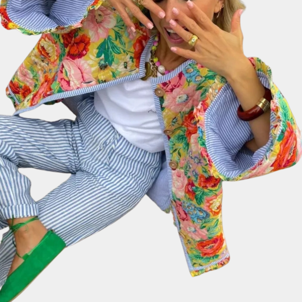 Renata - Kleurrijke damesjas voor de zomer