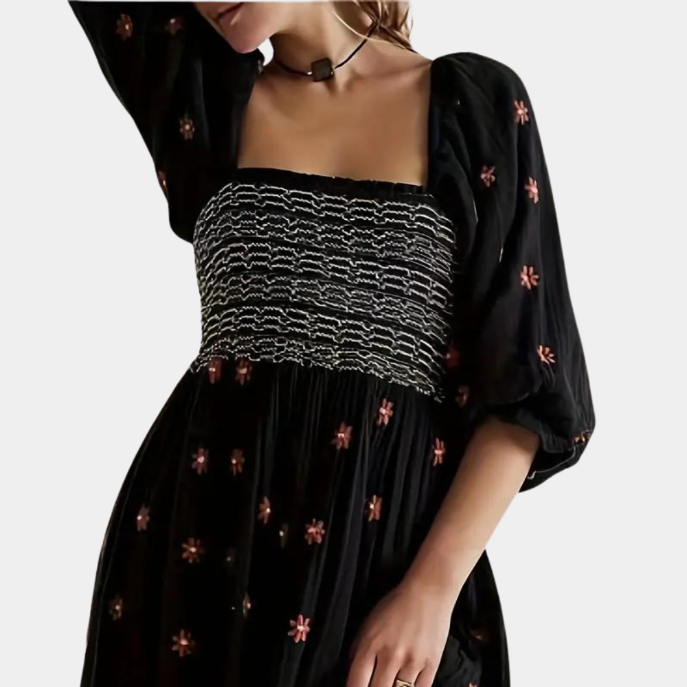 Imanta - Luchtige casual bloemenjurk voor dames, perfect voor de zomer