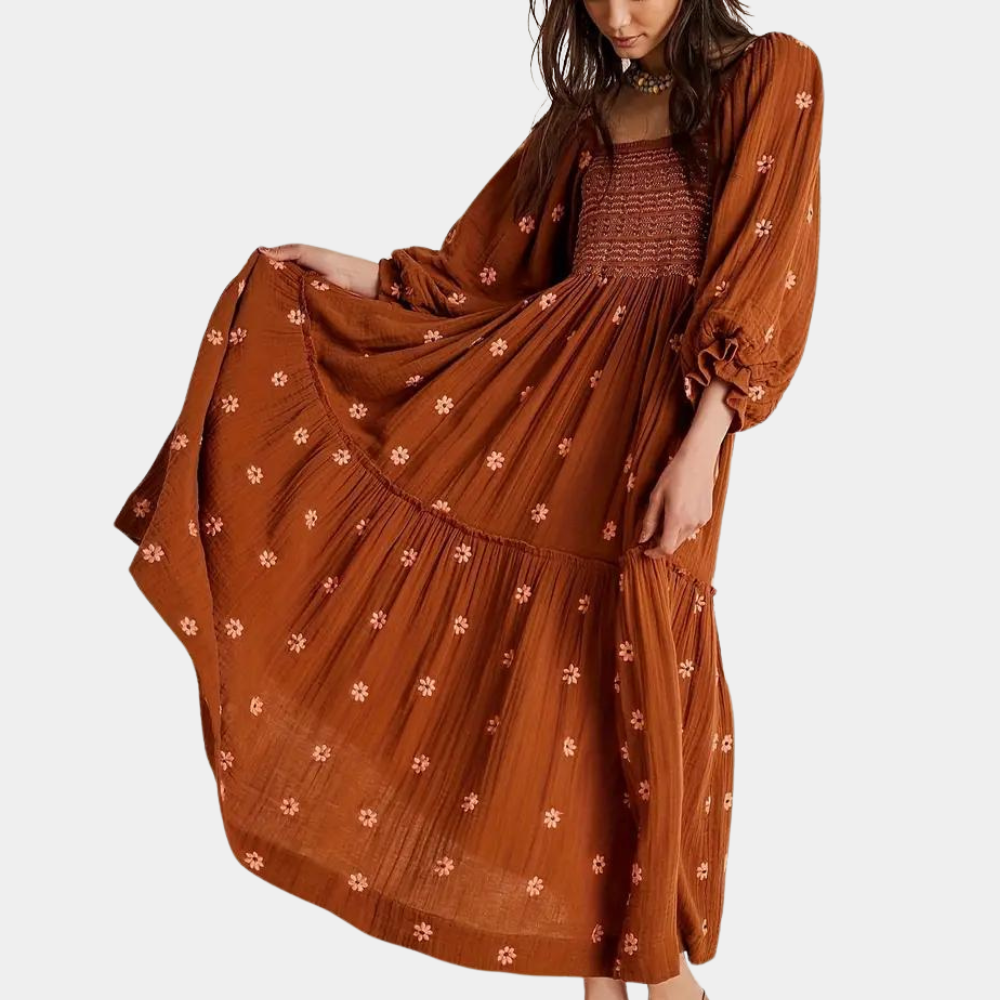 Imanta - Luchtige casual bloemenjurk voor dames, perfect voor de zomer