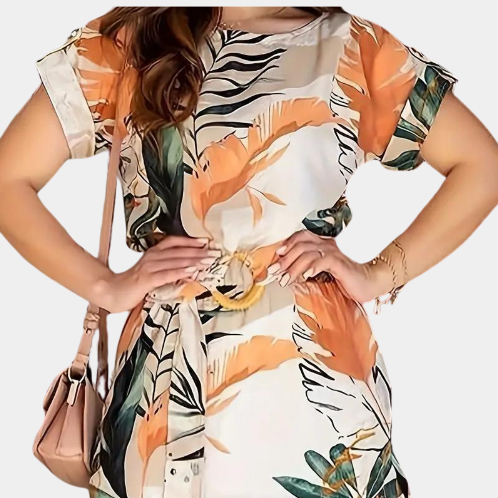 Elegante zomer bloemenjurk voor dames