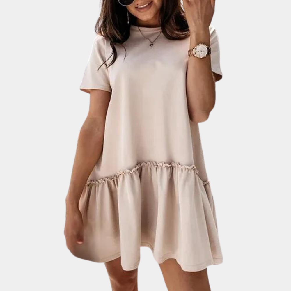 Comfortabele casual dames zomer mini jurk