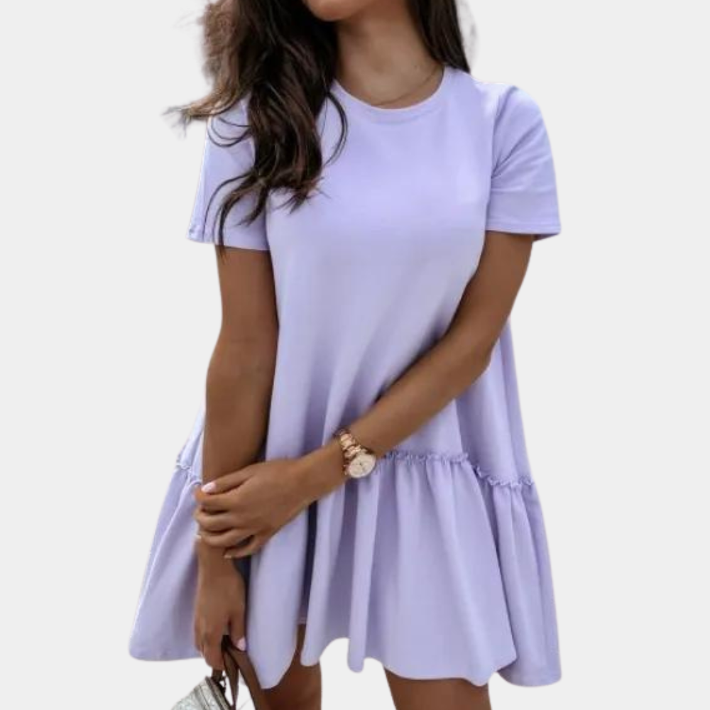 Comfortabele casual dames zomer mini jurk