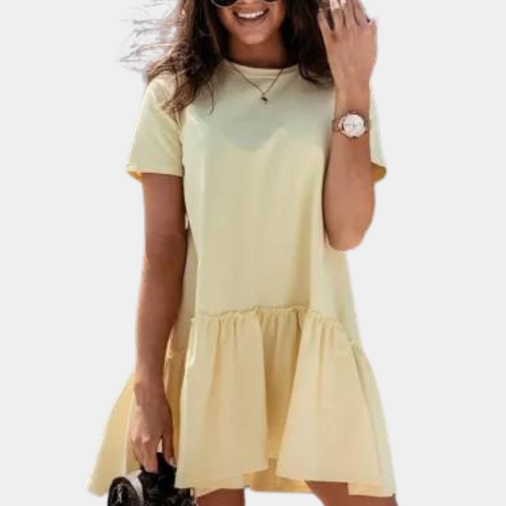 Comfortabele casual dames zomer mini jurk
