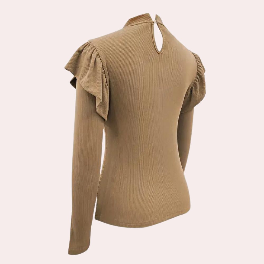 Elegante damesshirt met lange mouwen voor de zomer