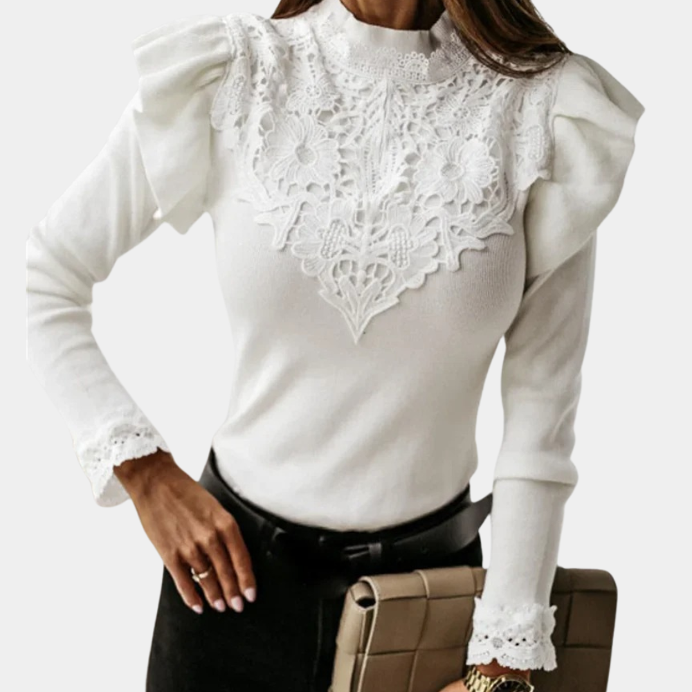 Elegante damesshirt met lange mouwen voor de zomer