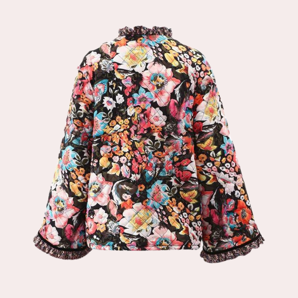 Trendy gebloemde damesjas voor de zomer