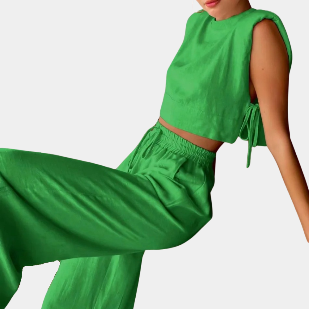 Casual 2-delige damesset voor de zomer