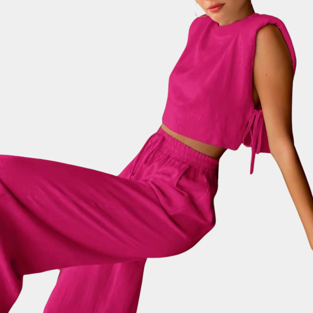Casual 2-delige damesset voor de zomer