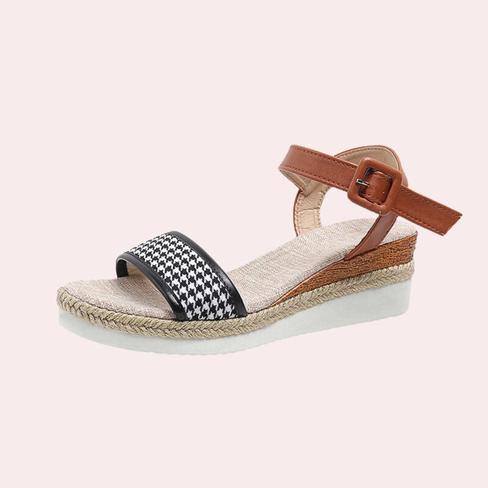 Zomerse sleehakken voor dames in bohemian stijl