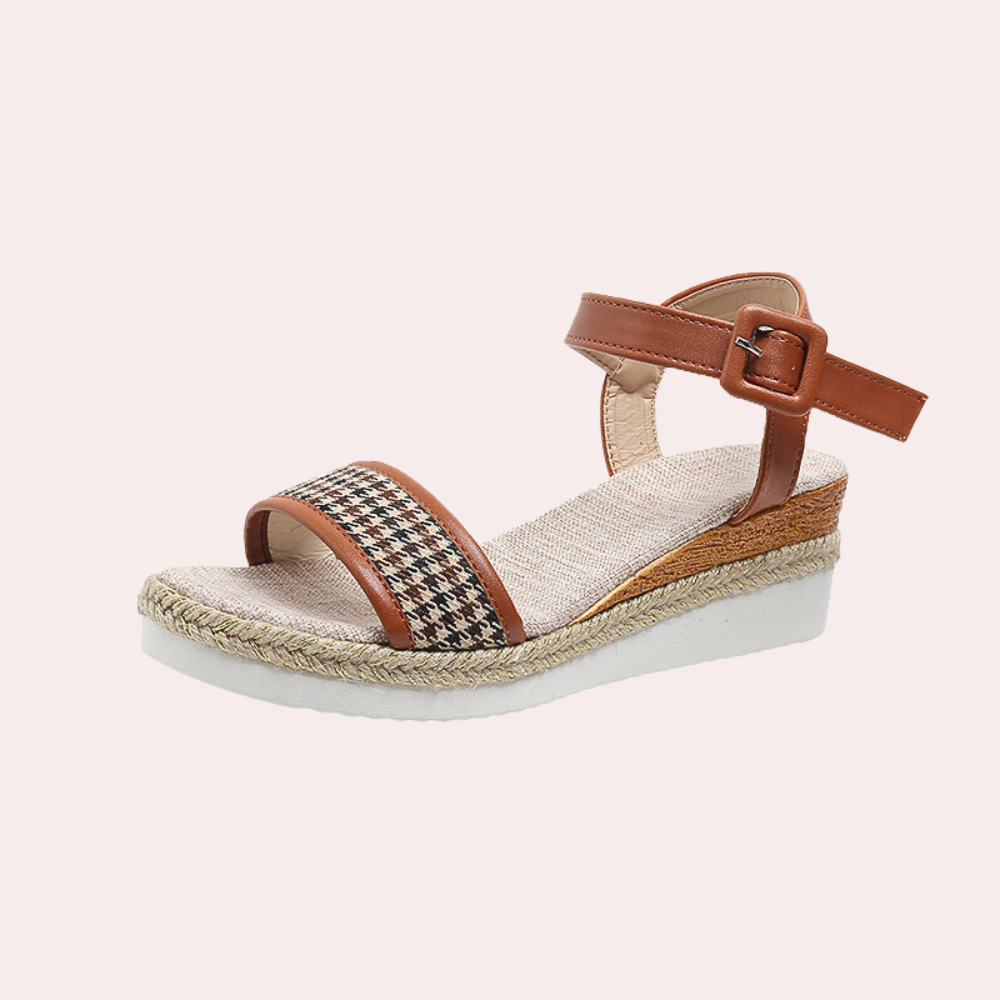 Zomerse sleehakken voor dames in bohemian stijl