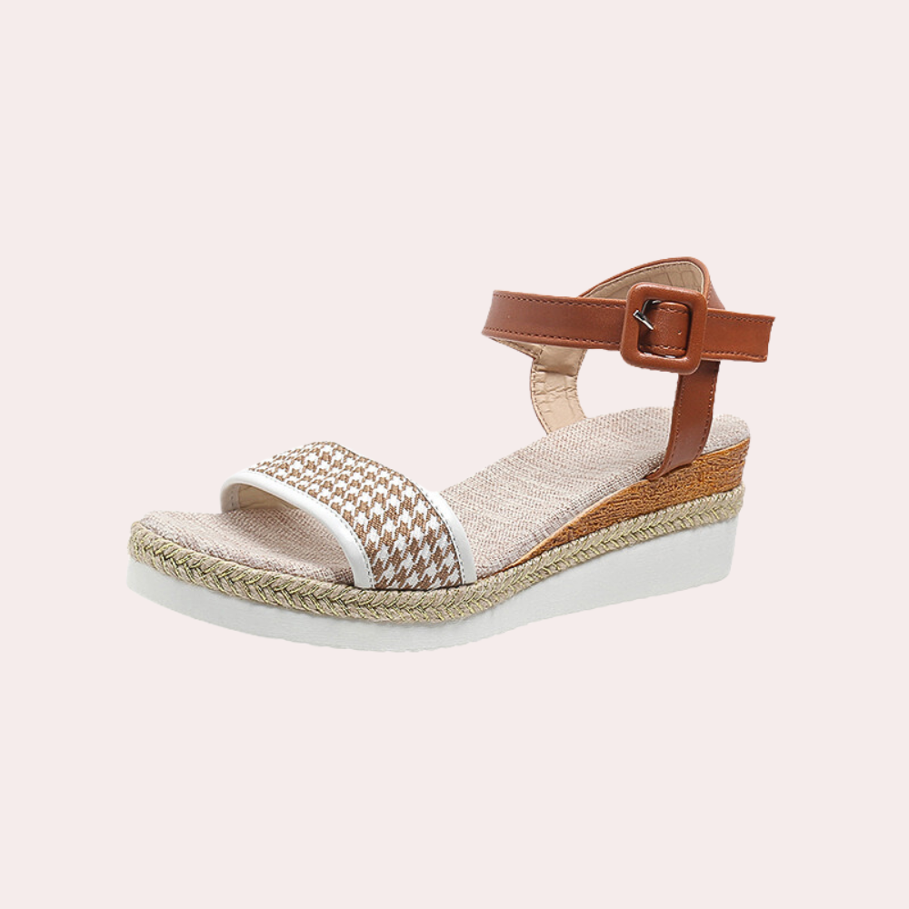 Zomerse sleehakken voor dames in bohemian stijl