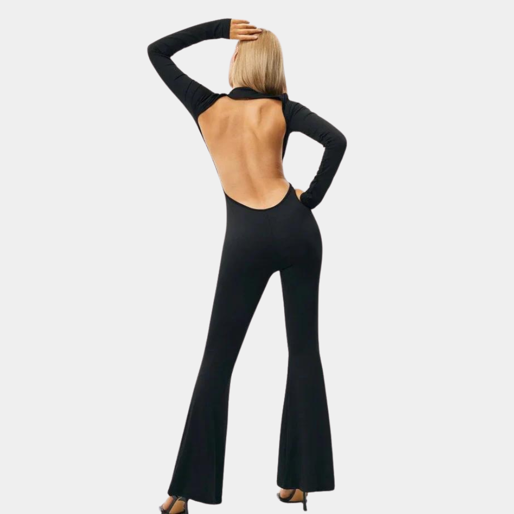 Trendy zomerse jumpsuit voor dames met open rug