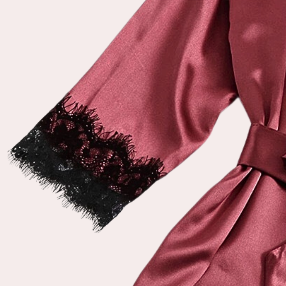 Luxe 4-delige zomerse slaapjurk voor dames