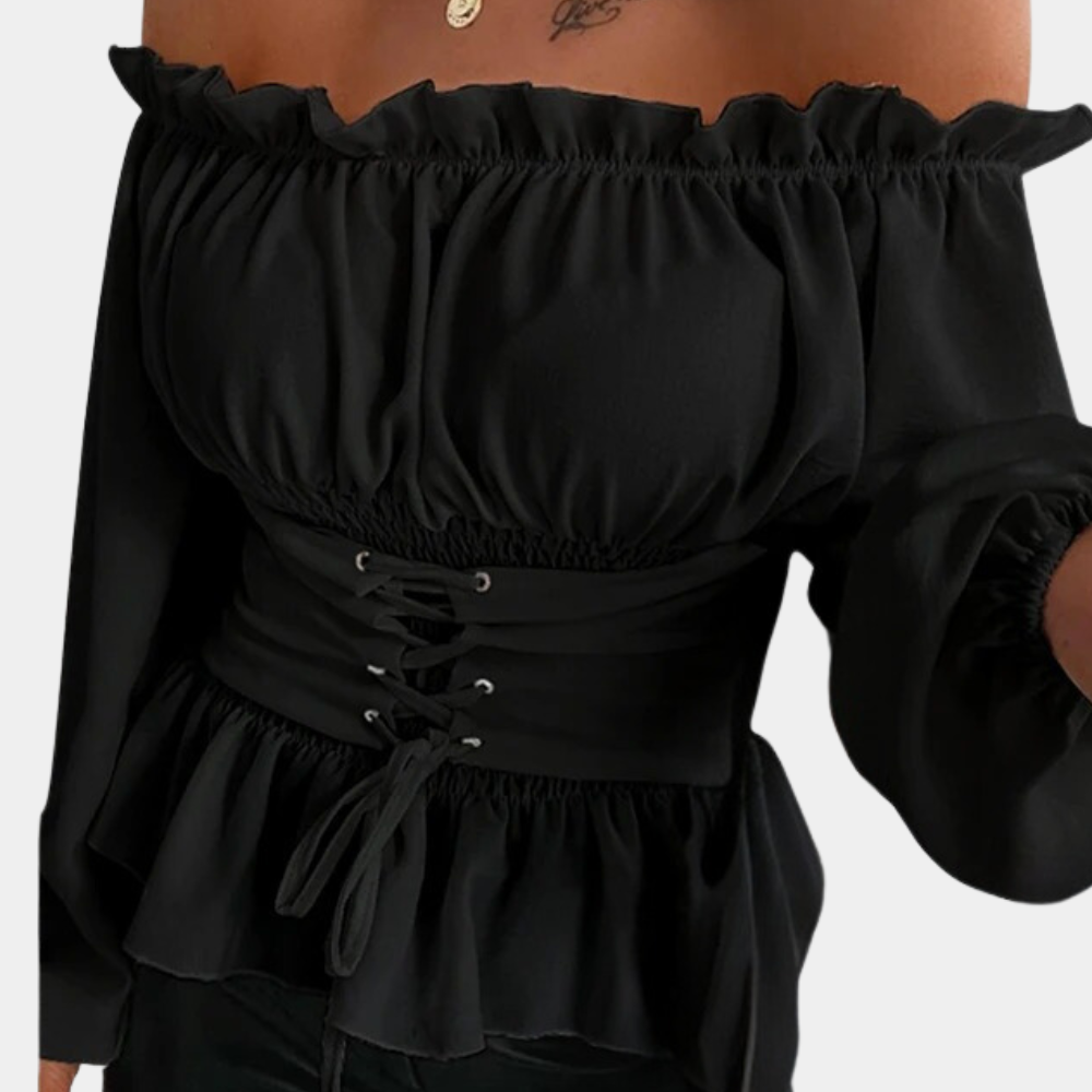Elegante off shoulder zomerblouse voor dames
