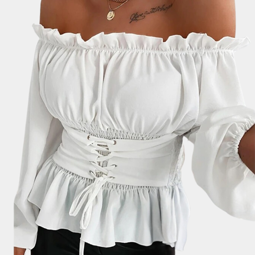 Elegante off shoulder zomerblouse voor dames