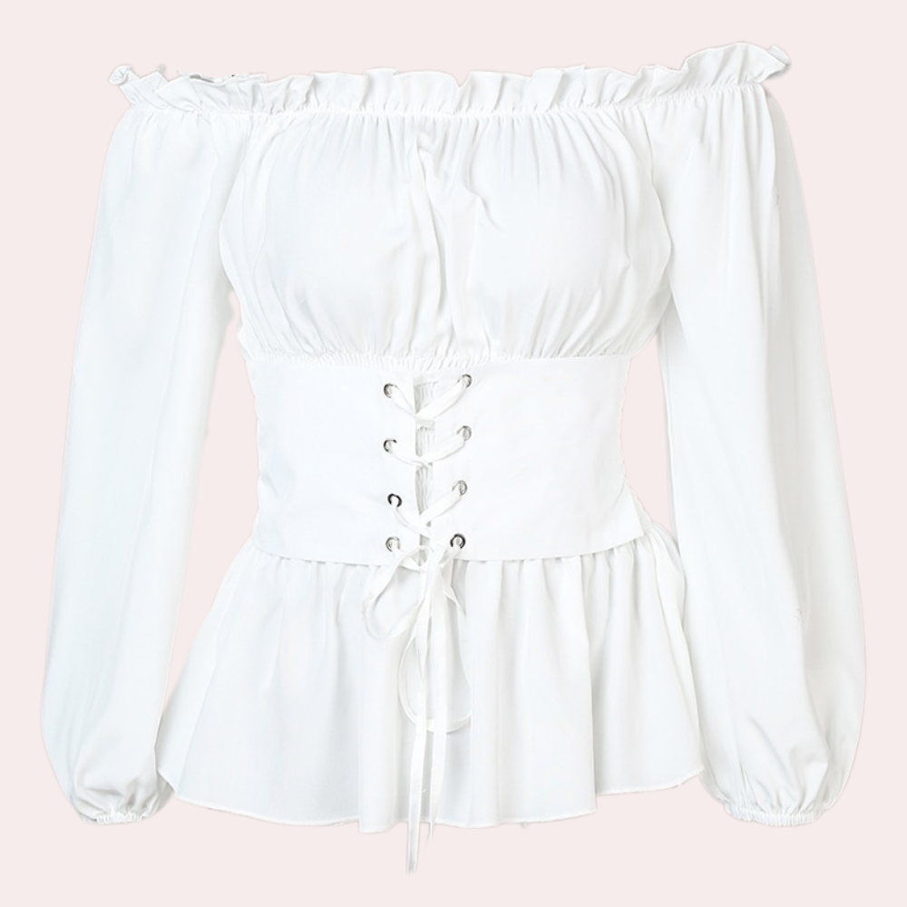 Elegante off shoulder zomerblouse voor dames