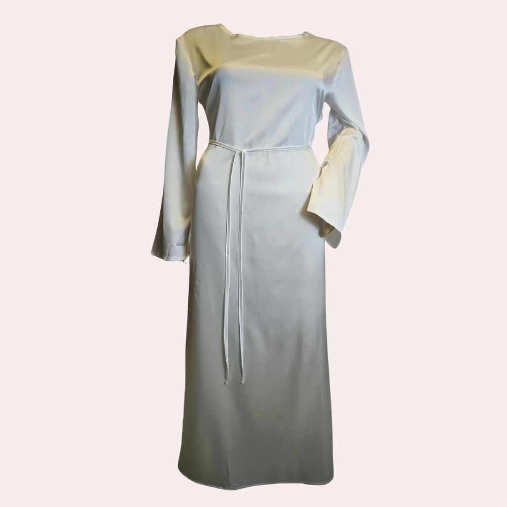 Elegante lange damesjurk voor de zomer