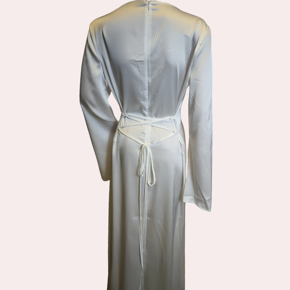 Elegante lange damesjurk voor de zomer