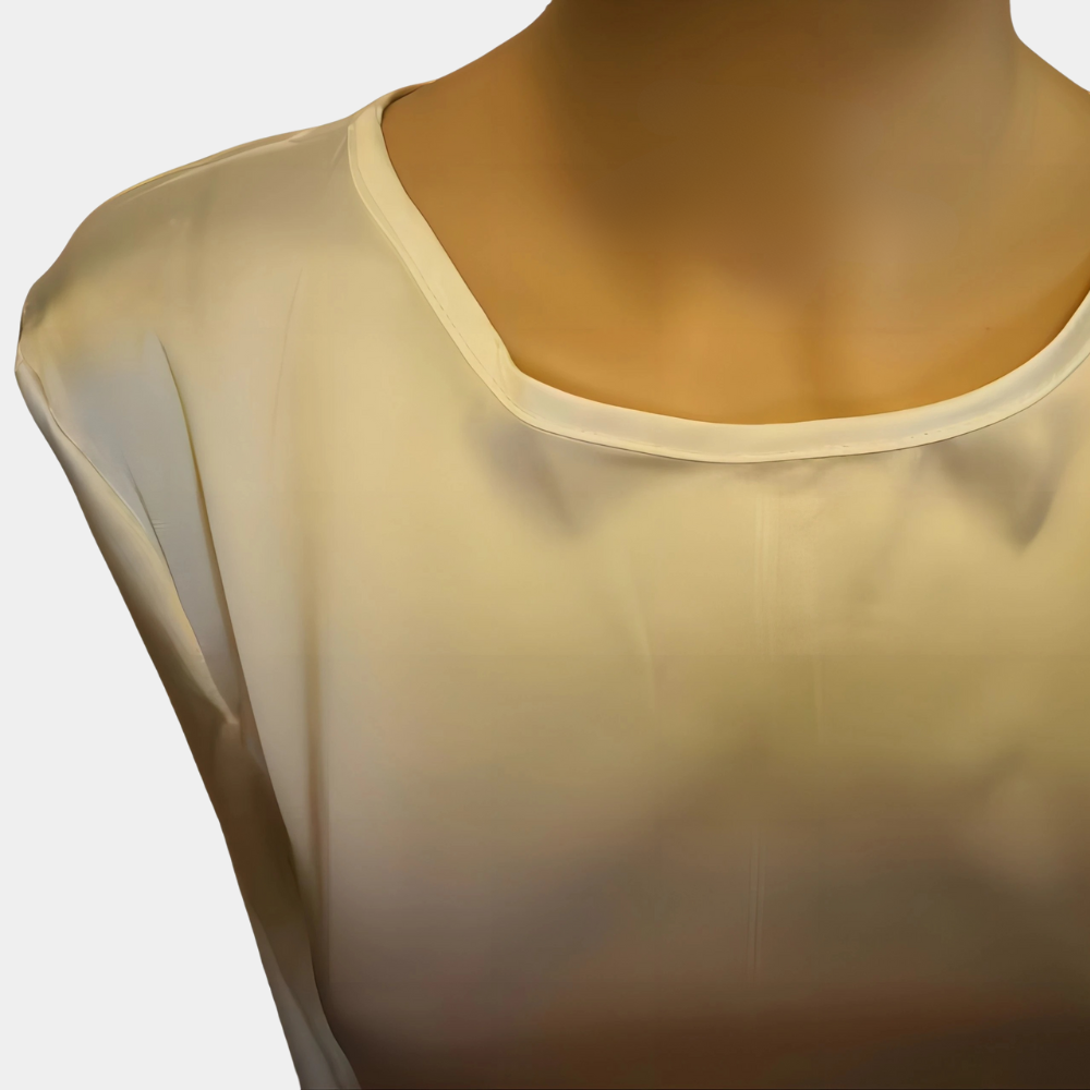 Elegante lange damesjurk voor de zomer