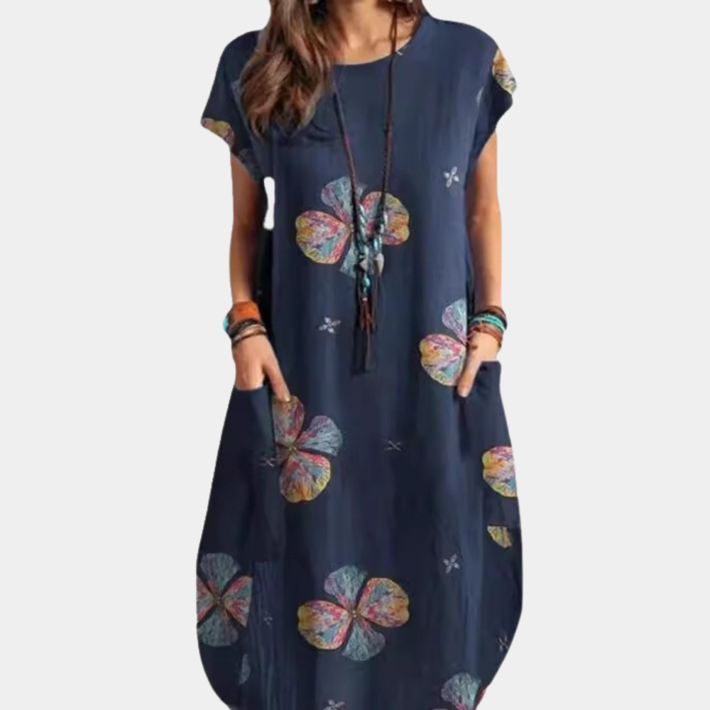 Trendy zomerse midi-jurk voor dames