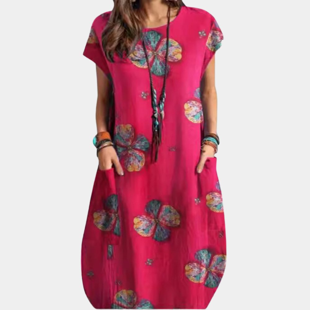 Trendy zomerse midi-jurk voor dames