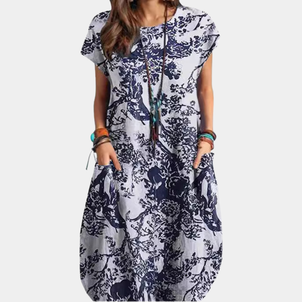 Trendy zomerse midi-jurk voor dames