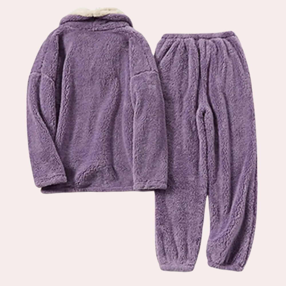Comfortabele en donzige pyjamaset voor dames - Perfect voor Lente en Zomer