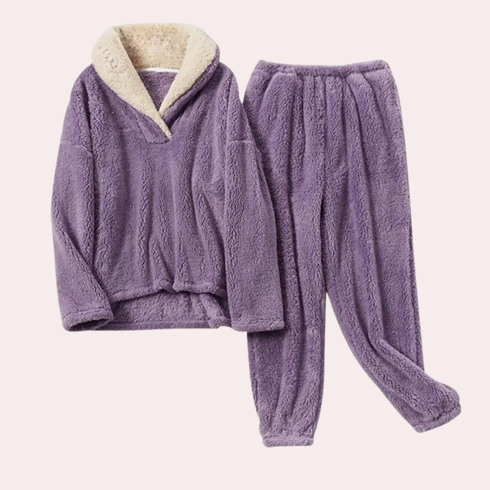 Comfortabele en donzige pyjamaset voor dames - Perfect voor Lente en Zomer