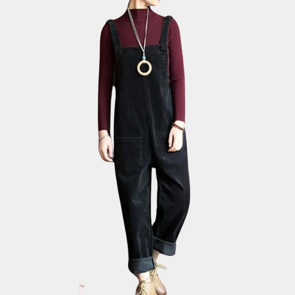 Casual corduroy zomerse jumpsuit voor dames