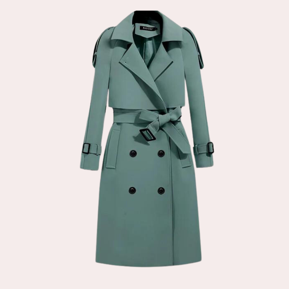 Elegante lange zomertrenchcoat voor dames