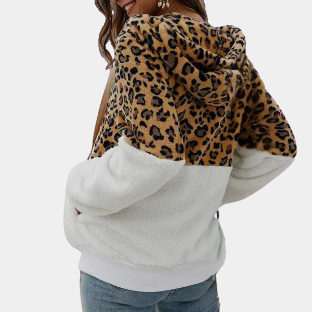 Damescapuchon met luipaardprint - Zomerse Stijl