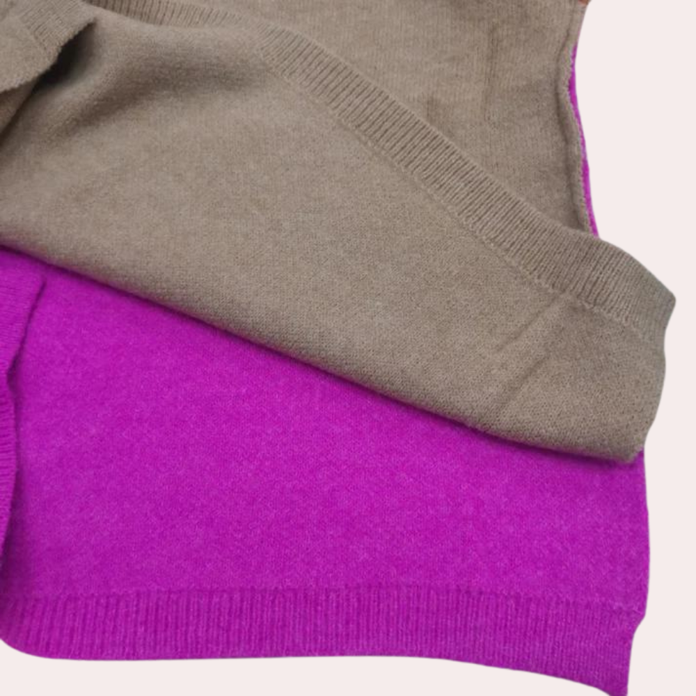 Zomerse kleurbloktrui voor dames