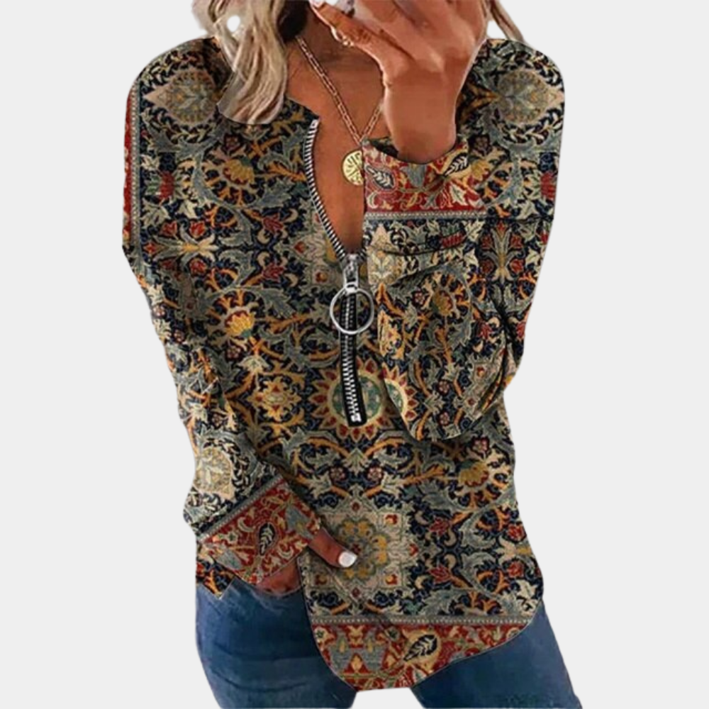 Damestrui met vintageprint voor de zomer