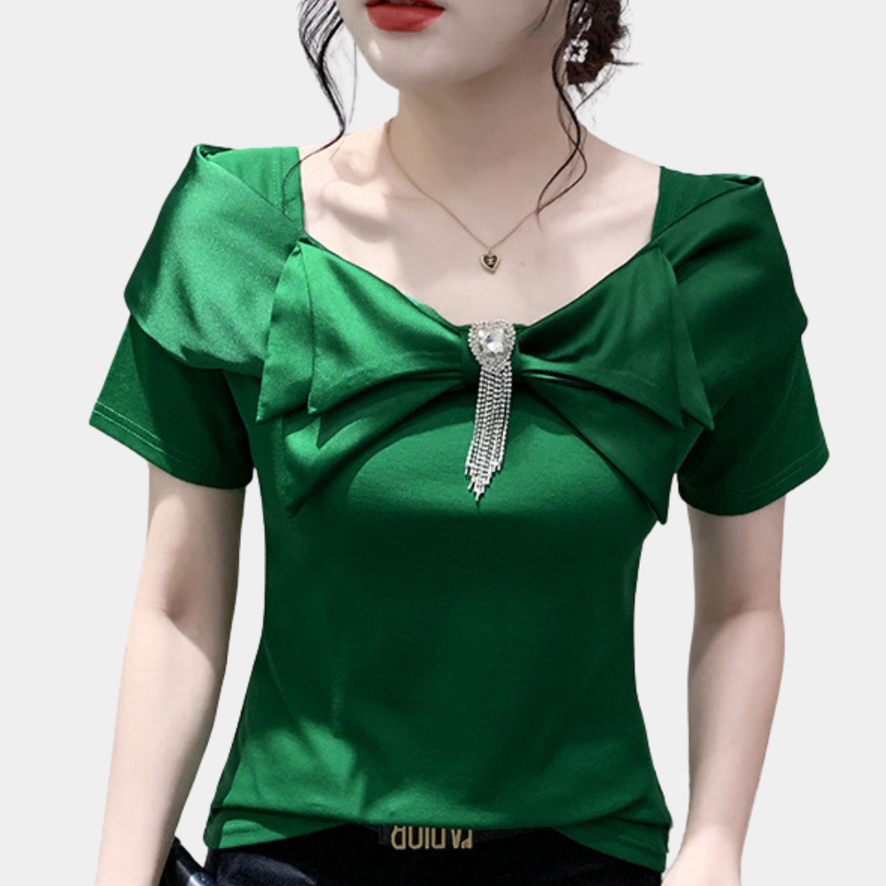 Belinda - Charmante Zomer Strik Blouse voor Dames