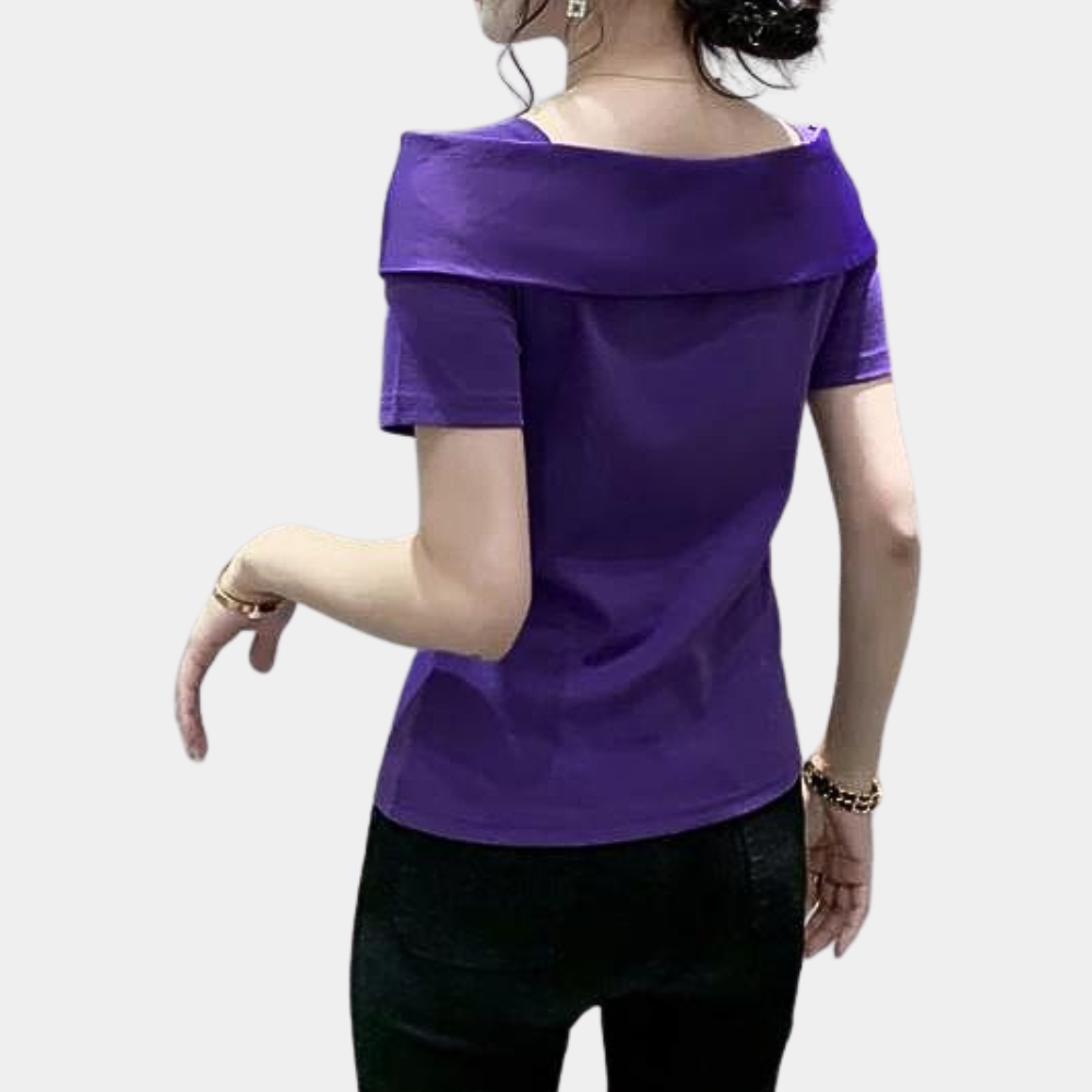 Belinda - Charmante Zomer Strik Blouse voor Dames
