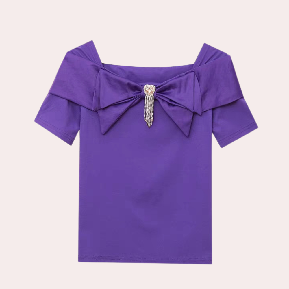 Belinda - Charmante Zomer Strik Blouse voor Dames