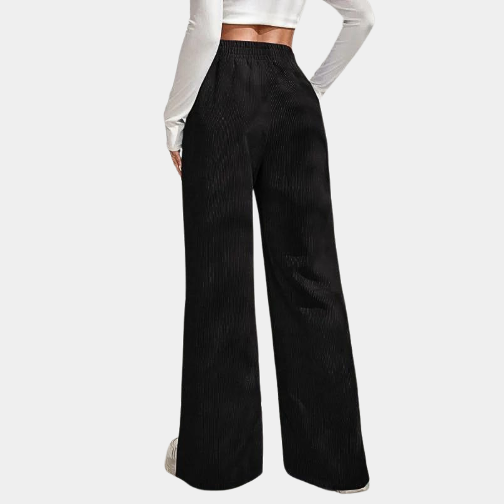 Daria - Casual Chic Corduroy Zomer Damesbroek