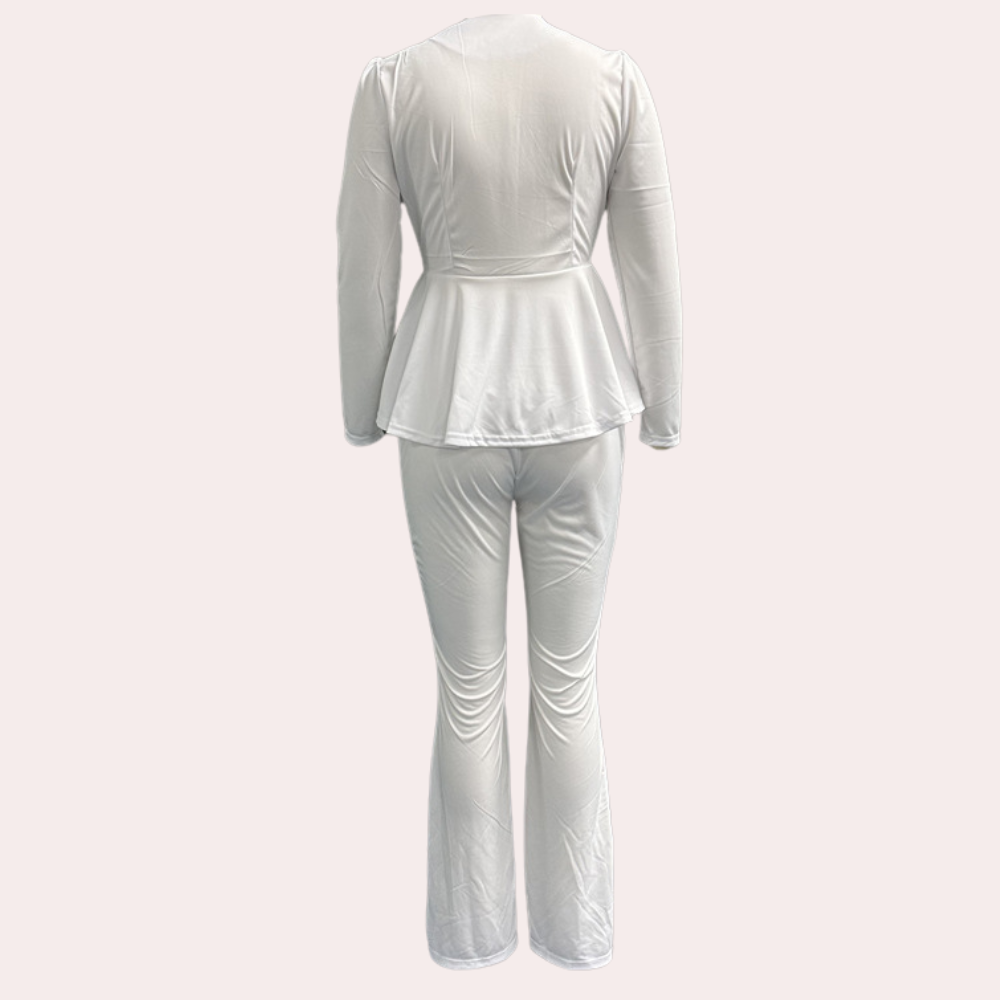Jamalia - Luxe 3-delige Zomerse Blazer Set voor Dames