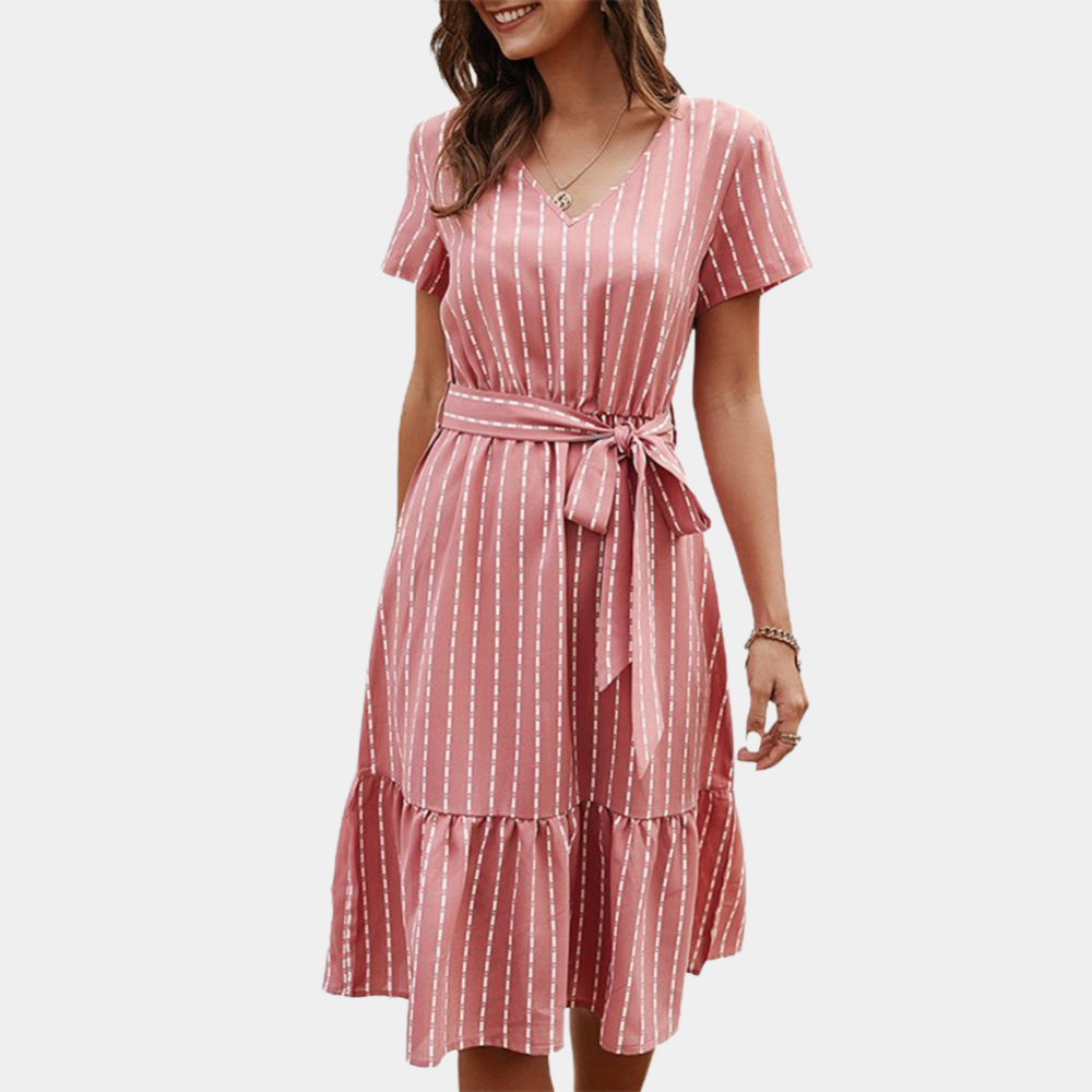Bohemian zomer midi-jurk voor dames