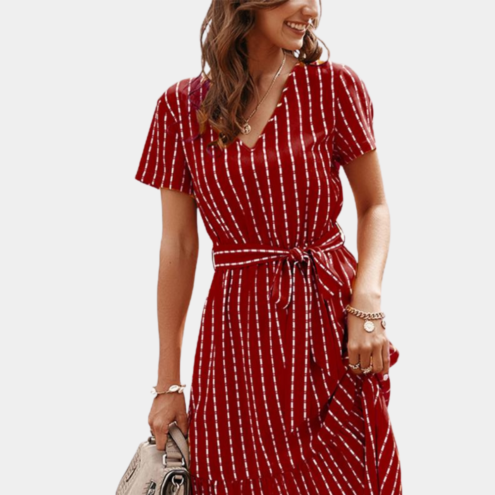 Bohemian zomer midi-jurk voor dames