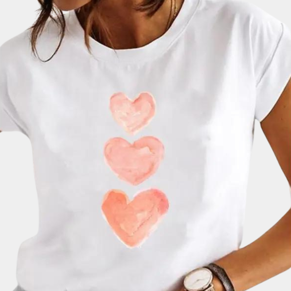 Stijlvol zomers t-shirt voor dames - Perfect voor de lente en zomer