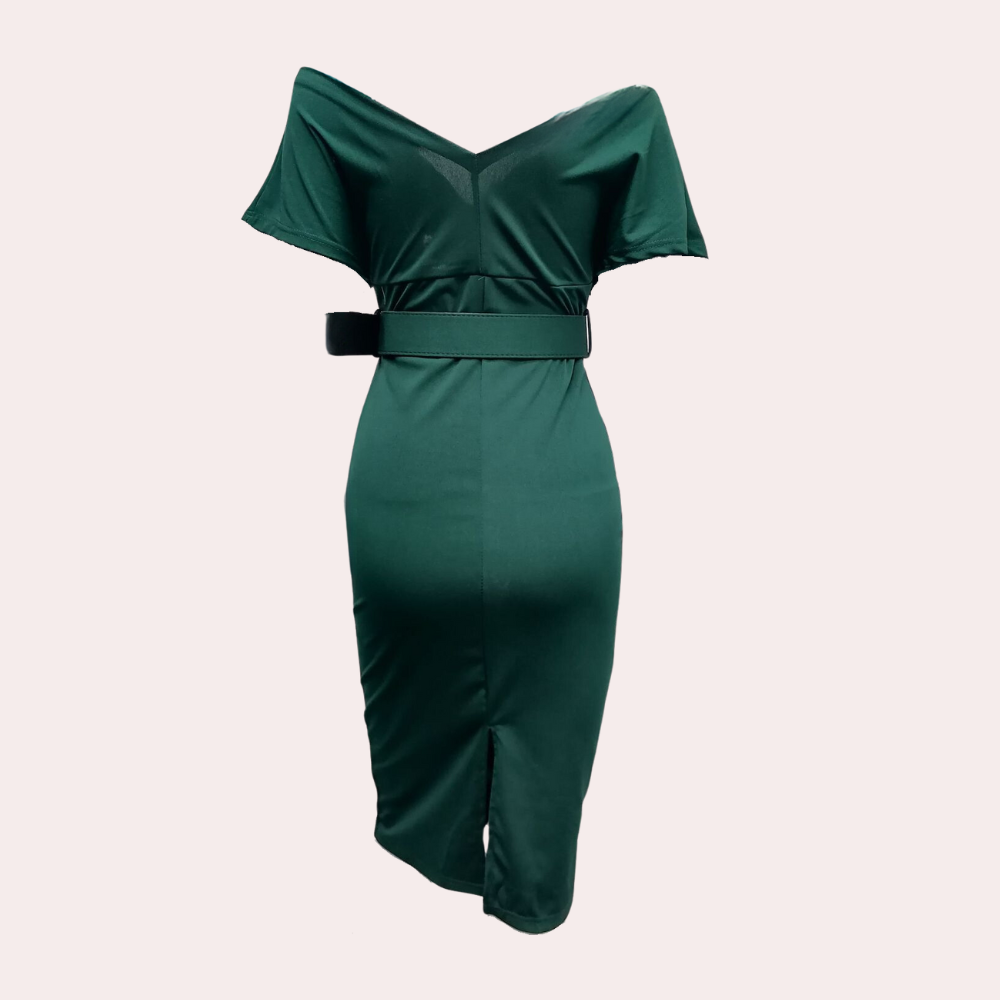 Elegante off-shoulder zomeravondjurk voor dames