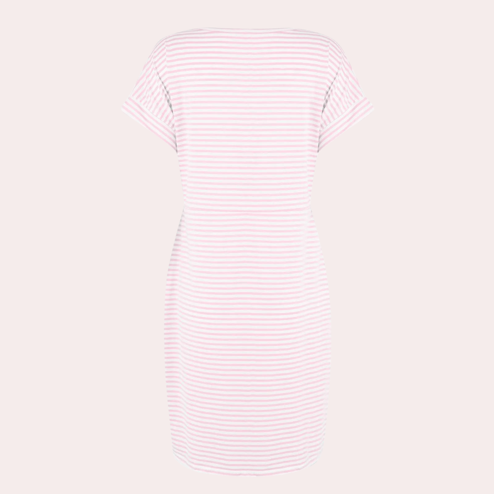 Gestreepte zomerse casual jurk voor dames