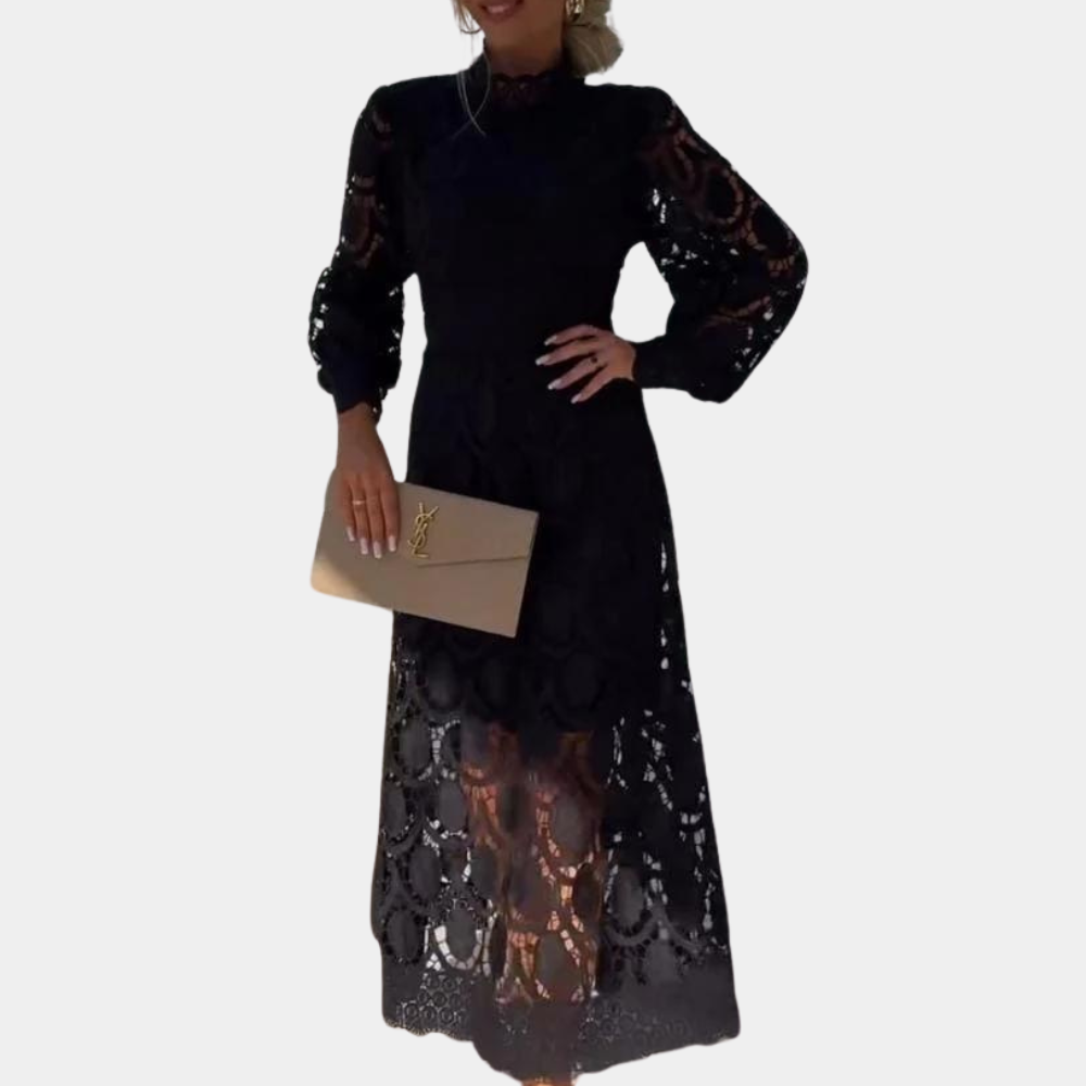 Elegante kanten zomerjurk voor dames